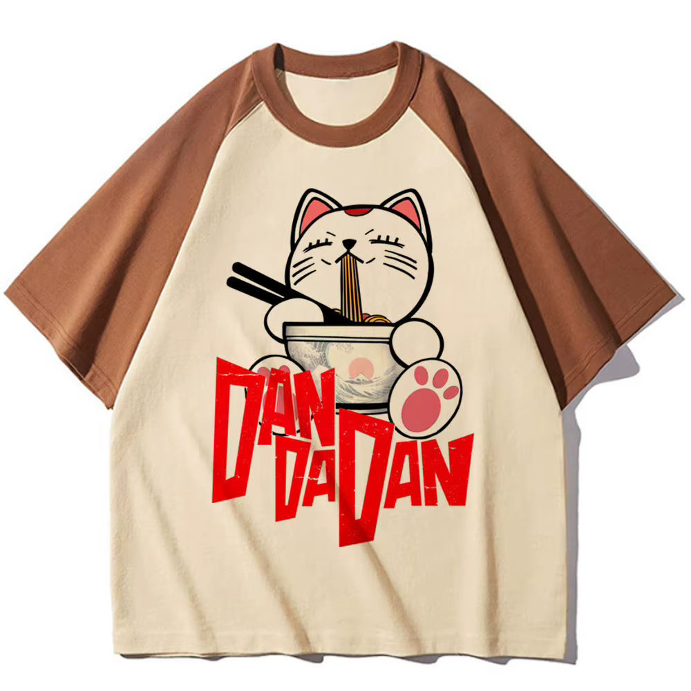 Dandadan t-shirt femme graphique anime streetwear chemise punk confortable psychédélique hip hop uni