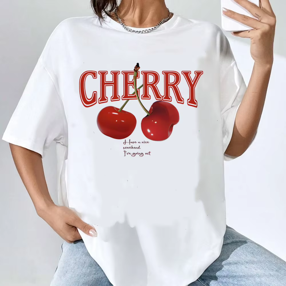 T-shirt femme, streetwear, vintage, animé, pop culture psychédélique, université des années 80, Y2k,