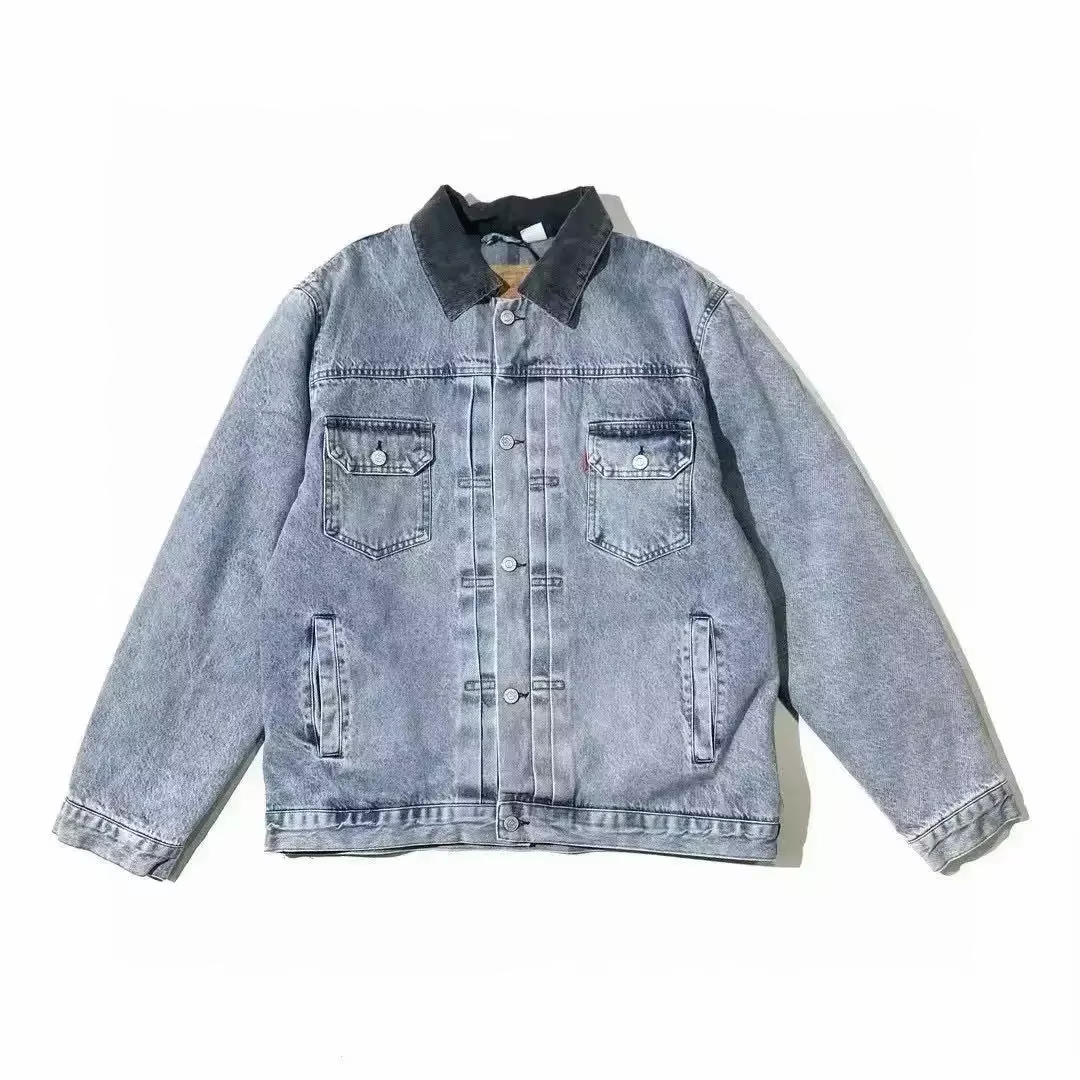 Veste en jean personnalisée, taille US S-XL