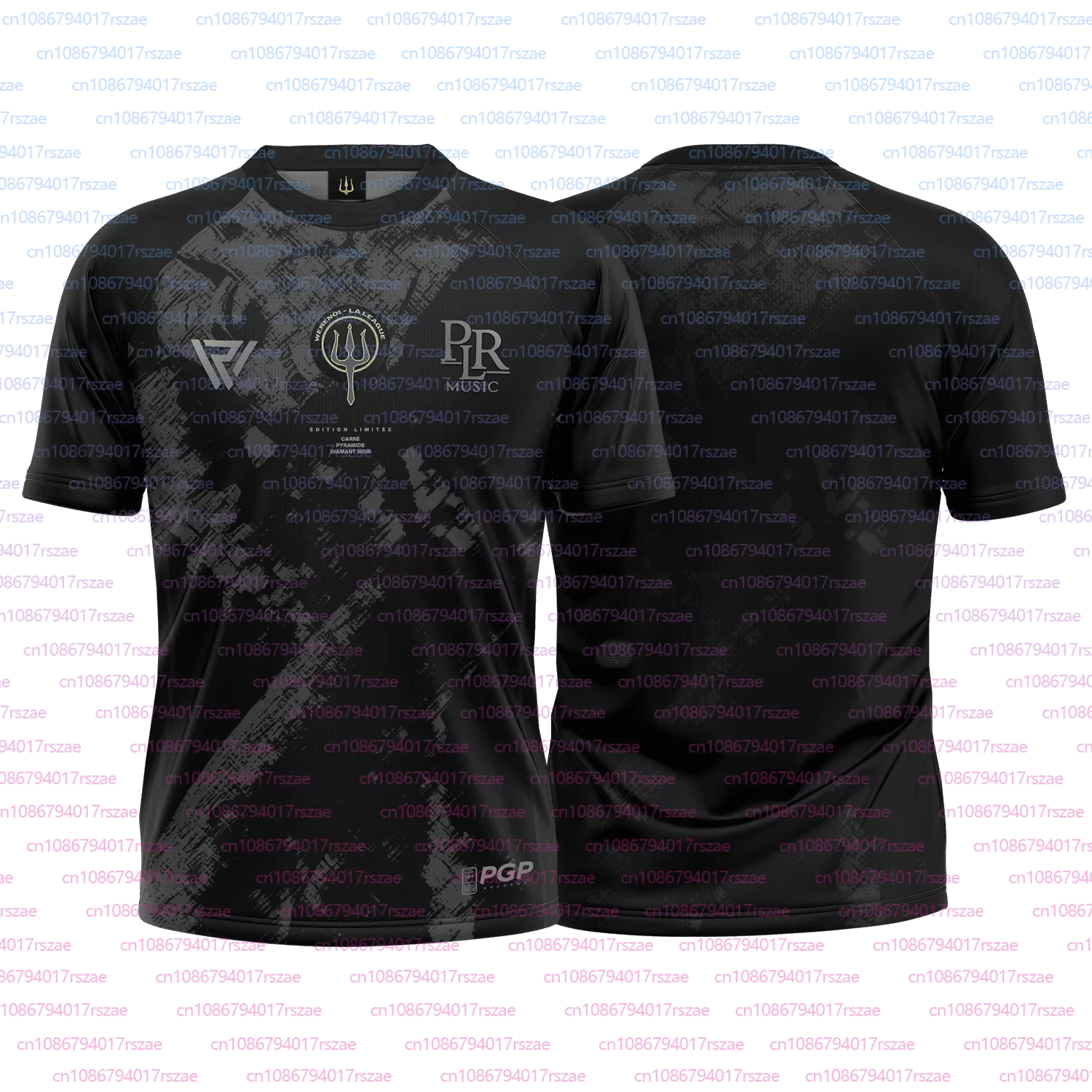 T-shirt à col rond imprimé 3D pour fans de musique PLR, pour hommes et femmes, vêtements de sport re