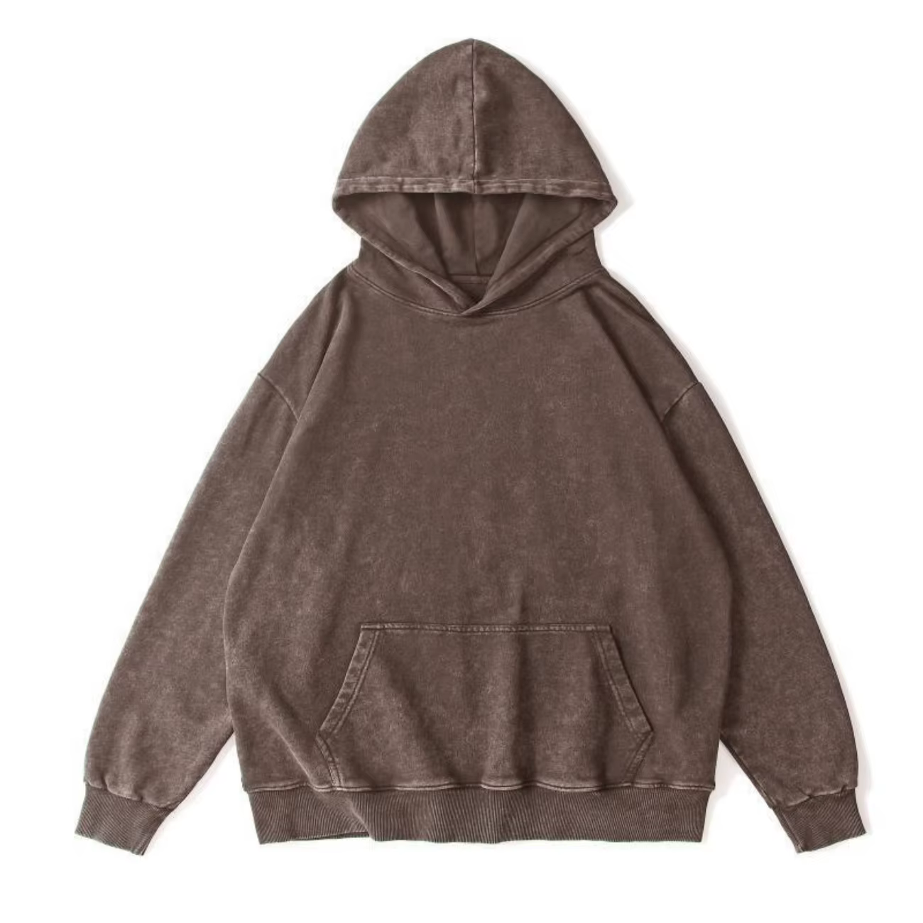 Sweat à capuche unisexe en coton doux, couleur unie, pour hommes, femmes et enfants, Streetwear déco