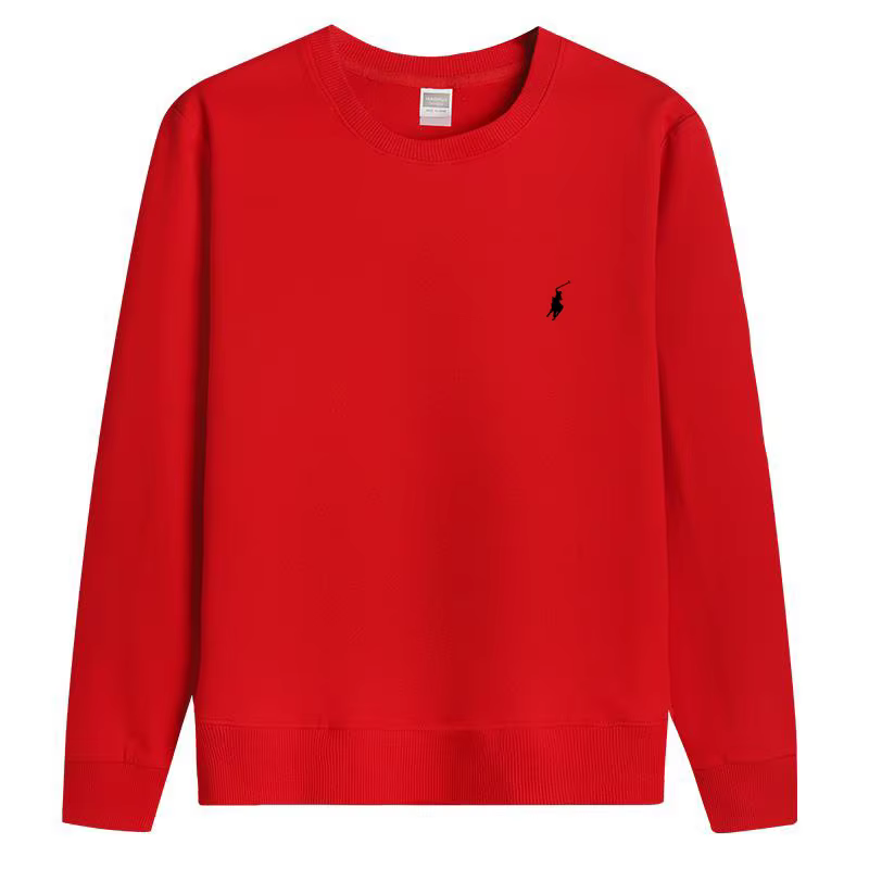 RL vêtements de sport brodés coton hommes printemps et automne style mince à manches longues hommes 