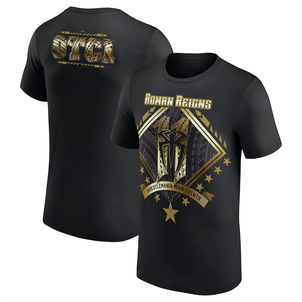 Nouveau modèle 2026 Roman Reigns – T-shirt décontracté oversize Y2K pour homme, confortable et tenda