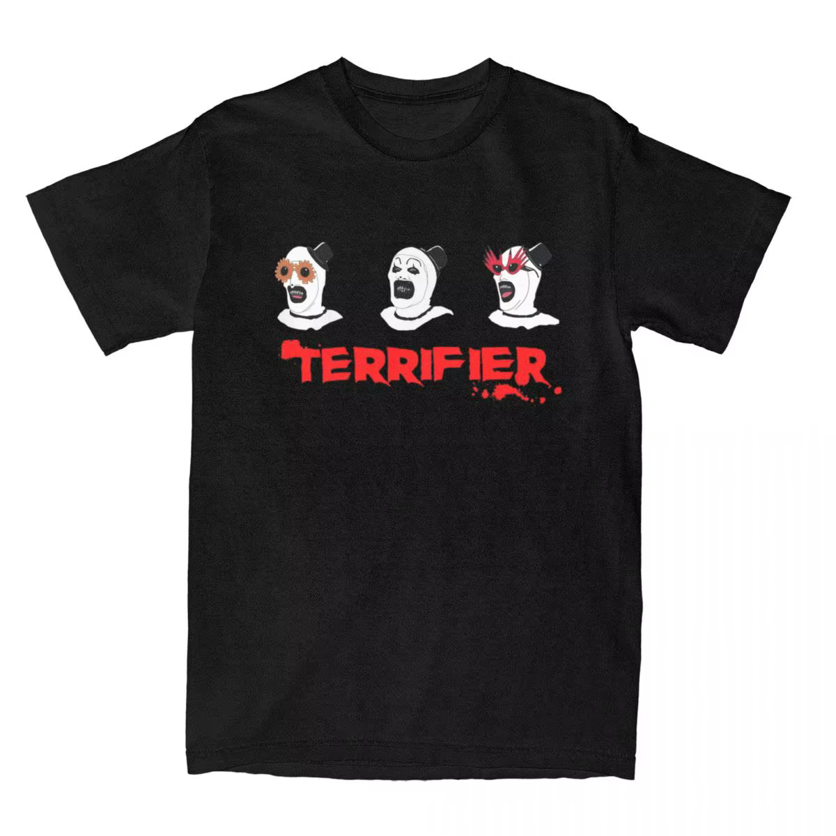 T-shirt Terrifier 2 Clown pour hommes et femmes, tenue vintage, 100% coton, imprimé graphique