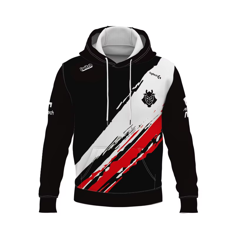Escap-Sweat à capuche de sport pour hommes, pull d'équipe, manteau de jeux Esports pour garçons, mai