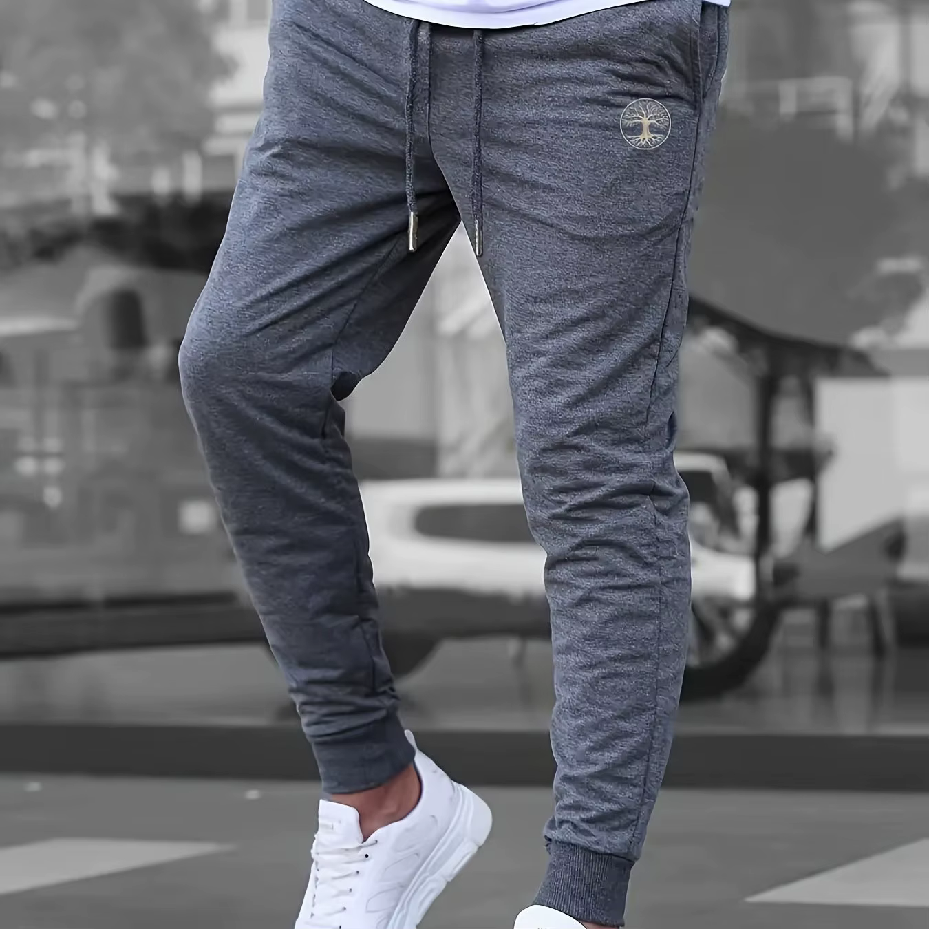 Nouveaux Joggers Décontractés d'Été pour Hommes 2026, Taille et Chevilles Élastiquées avec Cordon de