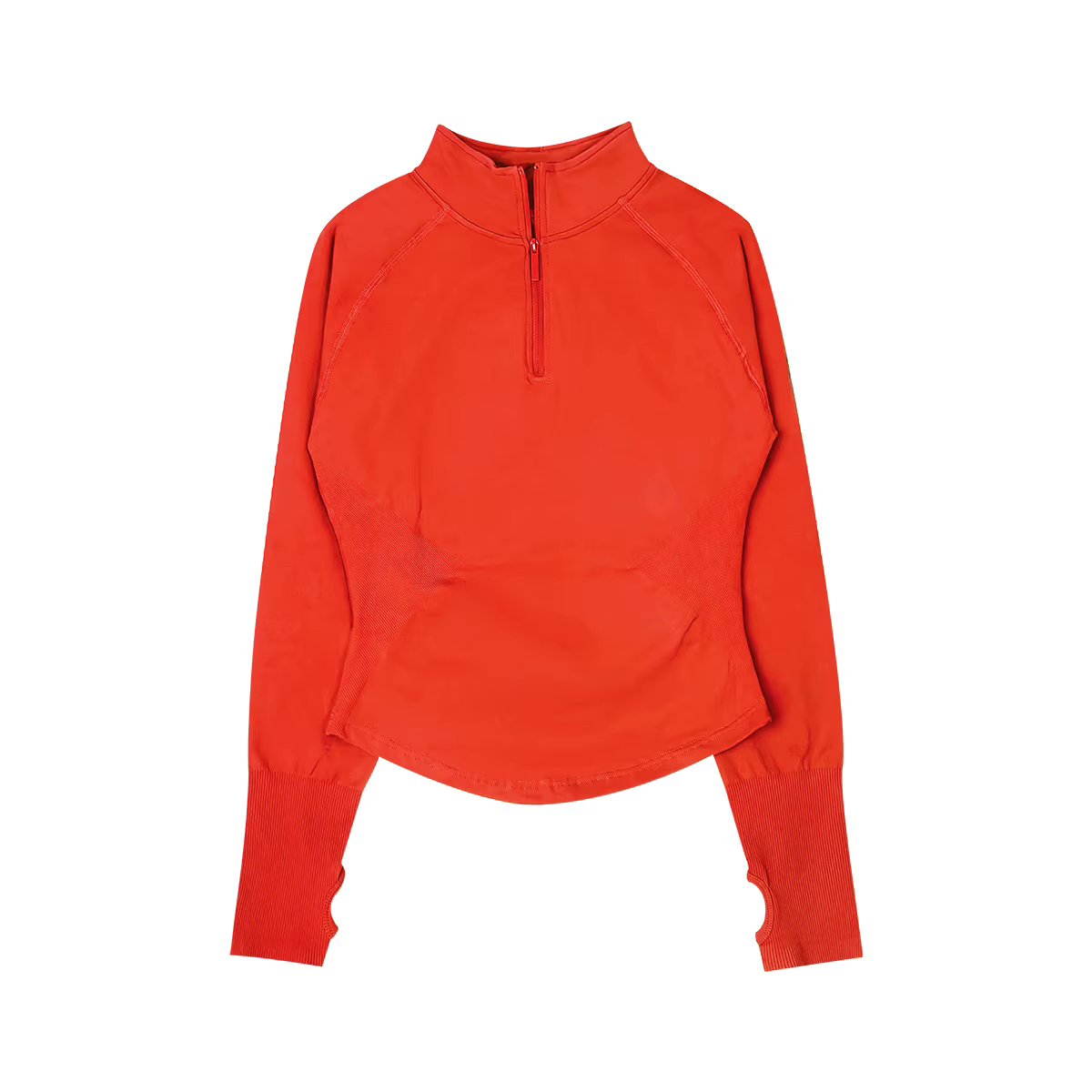 NCLAGEN vêtements de sport femme demi Zippy entraînement course ajustement veste à manches longues S