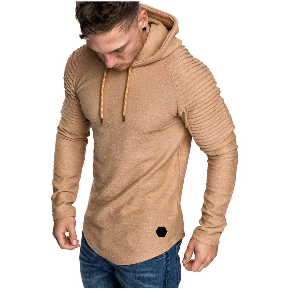 MRMT 2026 Nouveaux Sweats à Capuche Homme à Manches Longues Raglan avec Franges et Plis – Pulls et S