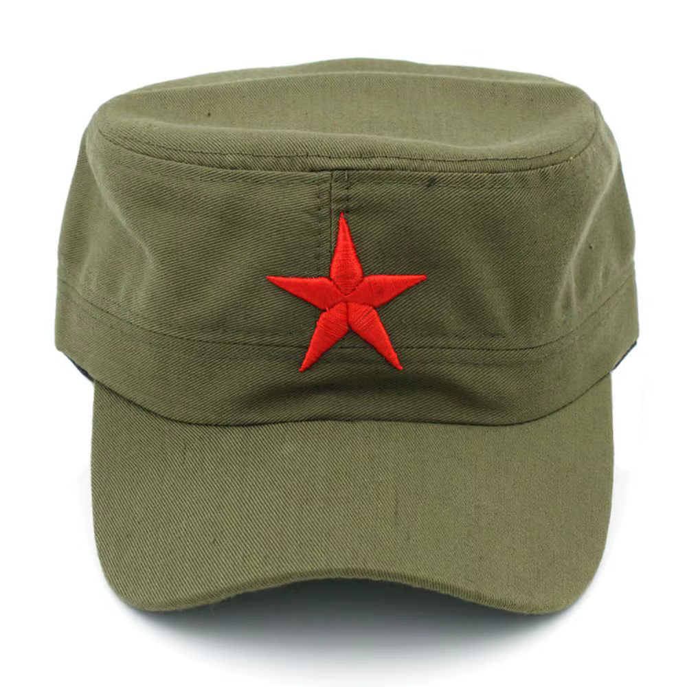 Chapeau de patrouille militaire réglable pour les amateurs de militaires, chapeau étoile rouge, styl