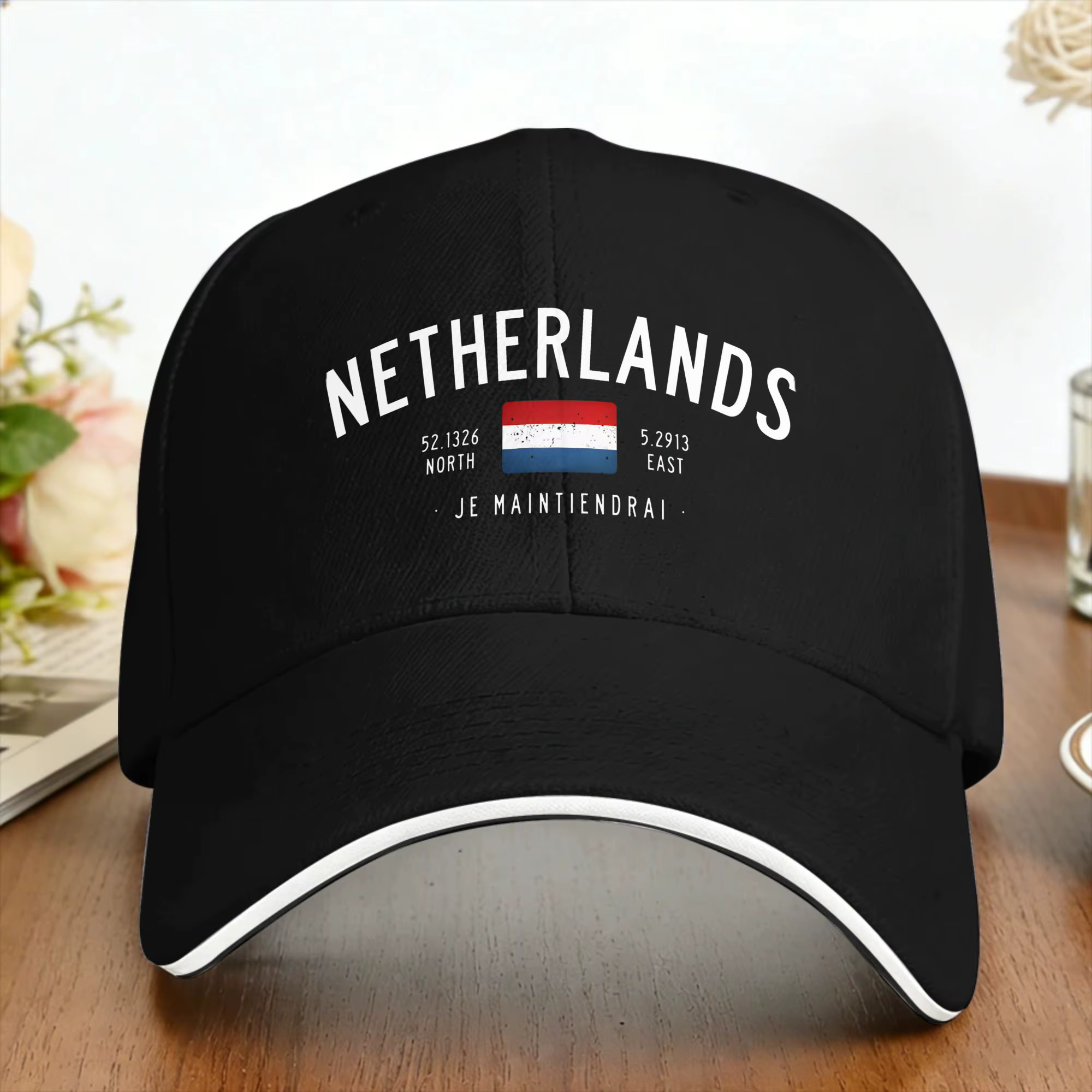 Casquette de baseball décontractée, drapeau néerlandais, casquette de tennis, casquette de skate, ca