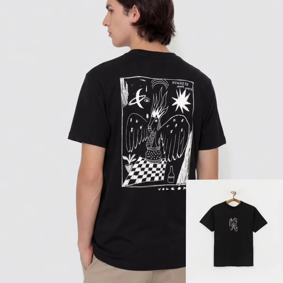 T-shirt tendance Alix Coffin Outdoor Surfing Skateboard 100% coton, tee-shirt graphique pour hommes 