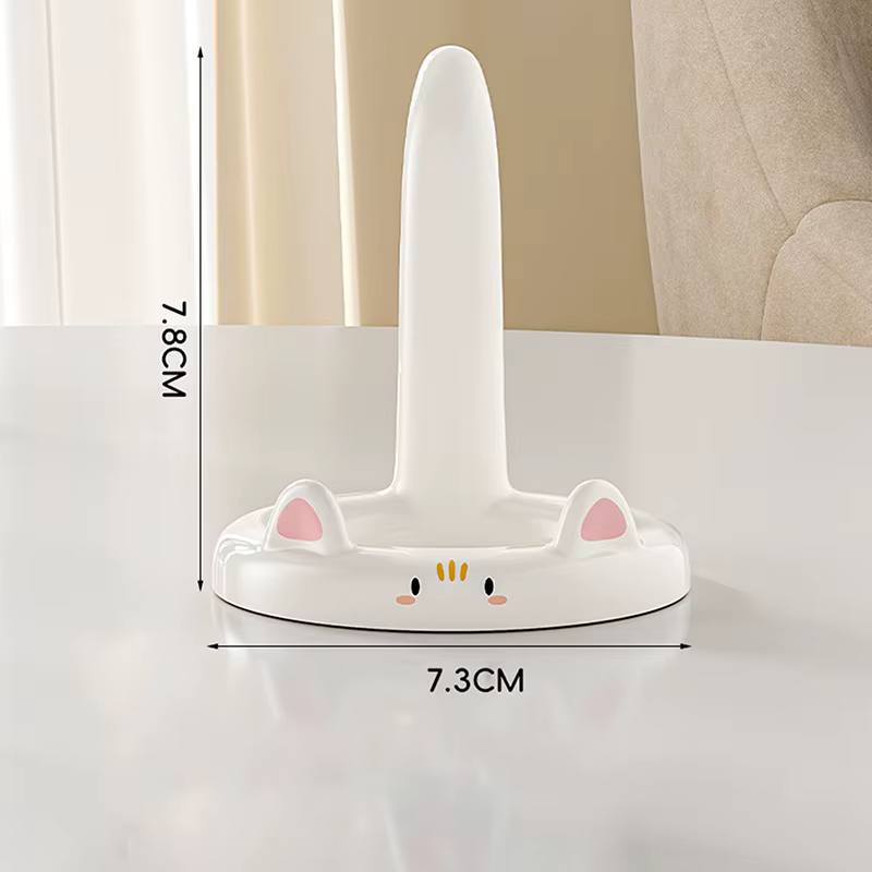 Support de téléphone portable chat de dessin animé mignon et doux, mini support de téléphone portabl