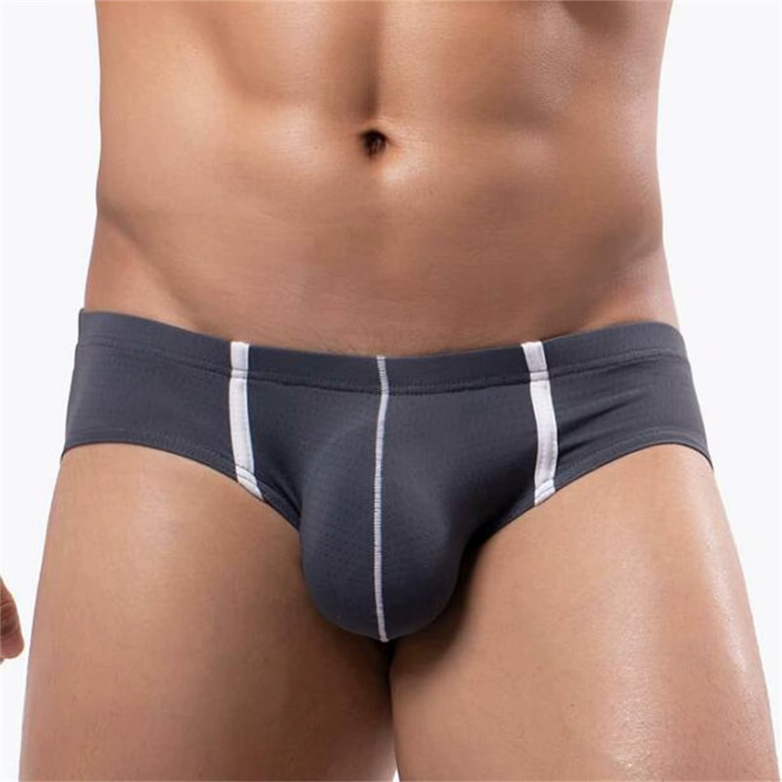 Sous-vêtements Sexy pour hommes, culotte à poche convexe en U, sous-vêtement confortable pour hommes