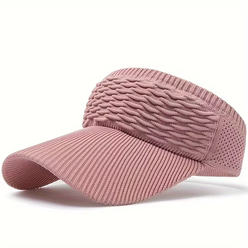 Chapeaux de soleil Anti-UV pour femmes, 1 pièce, casquettes à visière supérieure vides et respirante