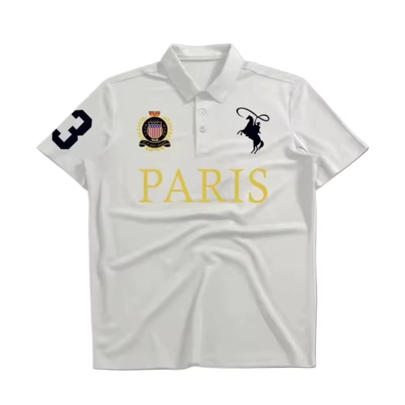 T-shirt Polo Rétro Homme Paris Y2K Style Punk Européen et Américain Nouvelle Collection Pâques 2026 