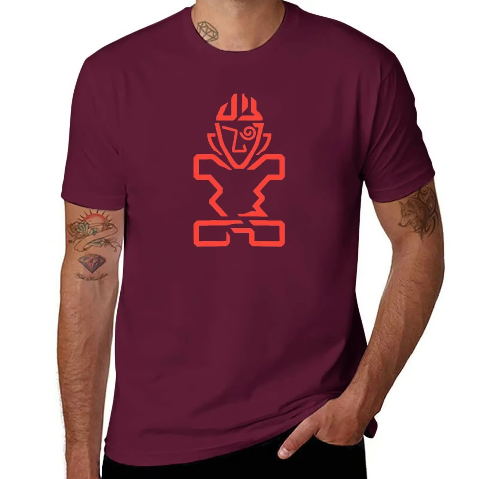 T-shirt unisexe Starboard SUP Anime, vêtements kawaii pour garçons, t-shirts noirs unis pour hommes