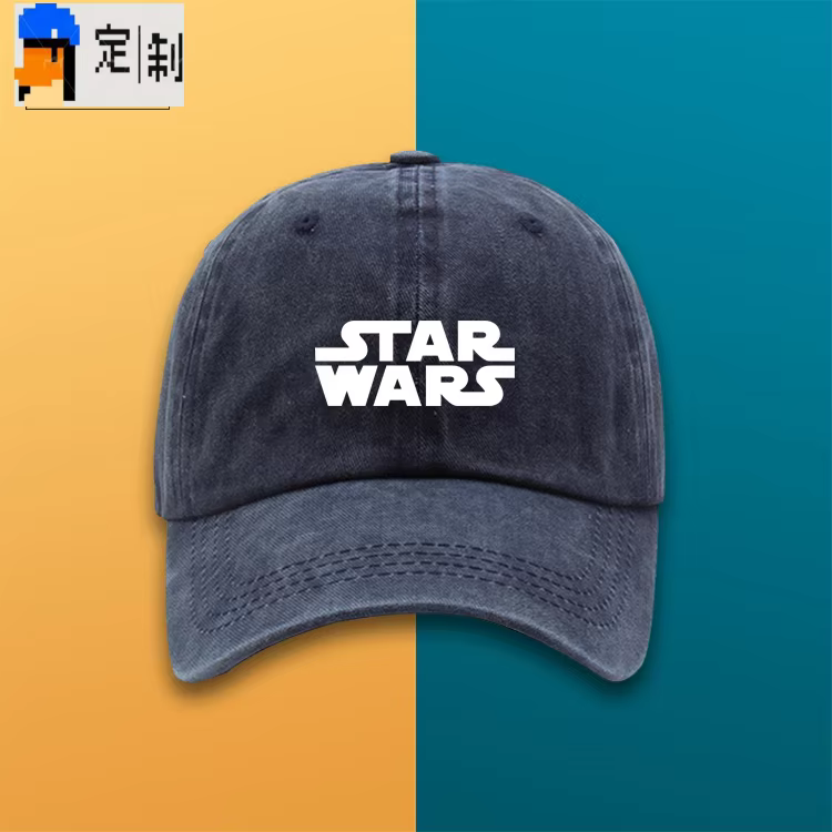 Casquette de baseball STAR WARS délavée, chapeau d'extérieur, imprimé de marque tendance, casquette 