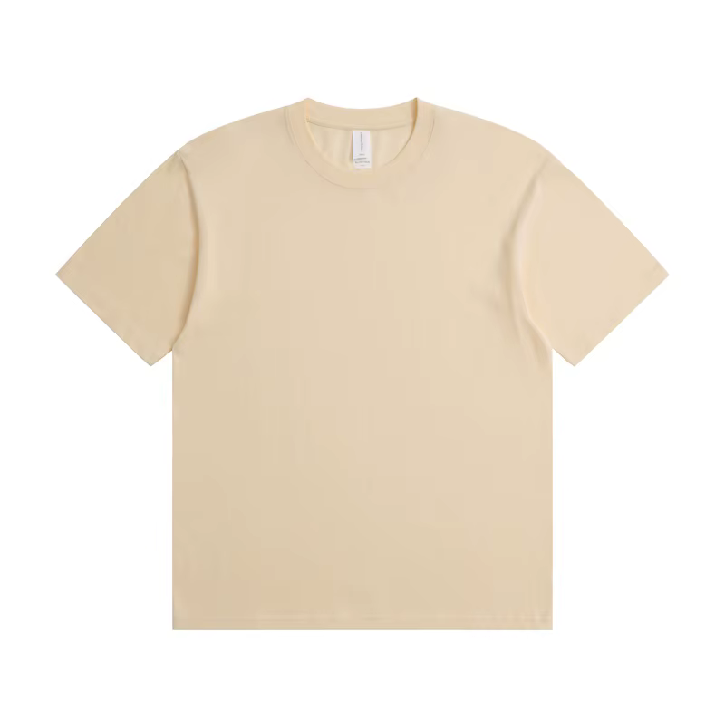 T-shirt en coton personnalisé 180GSM pour femmes et hommes Mode d'été Col rond Manches courtes Hauts