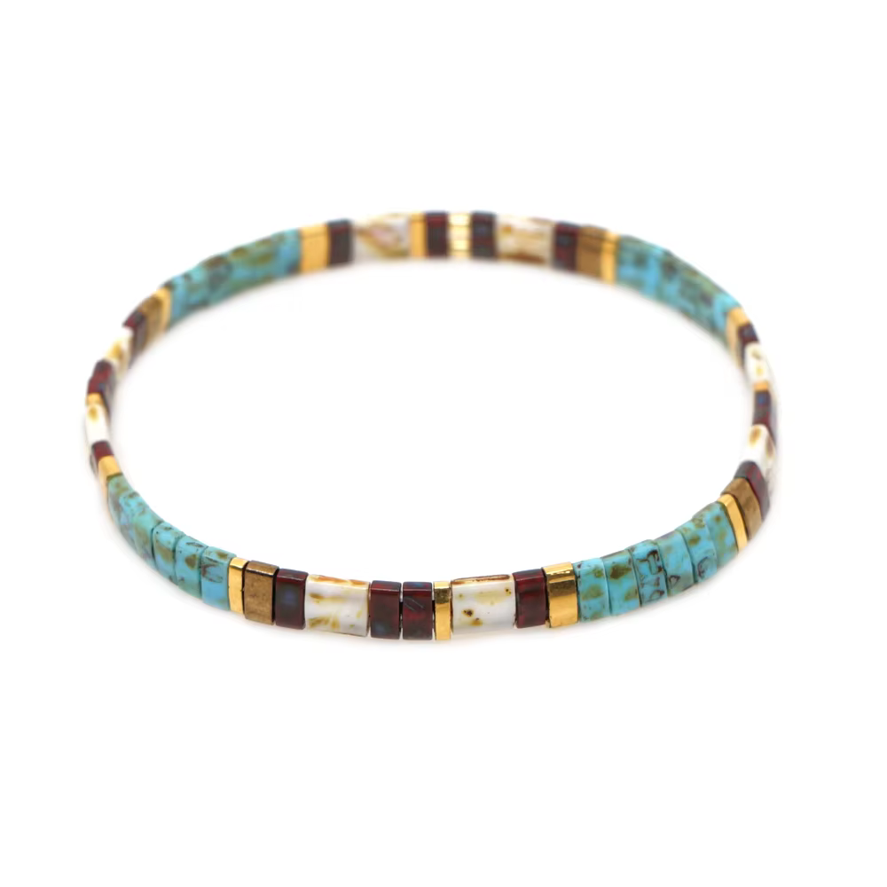 Go2boho Bracelet Vintage pour femmes Miyuki Tila perles Bracelets Boho Pulseras échantillon bijoux a