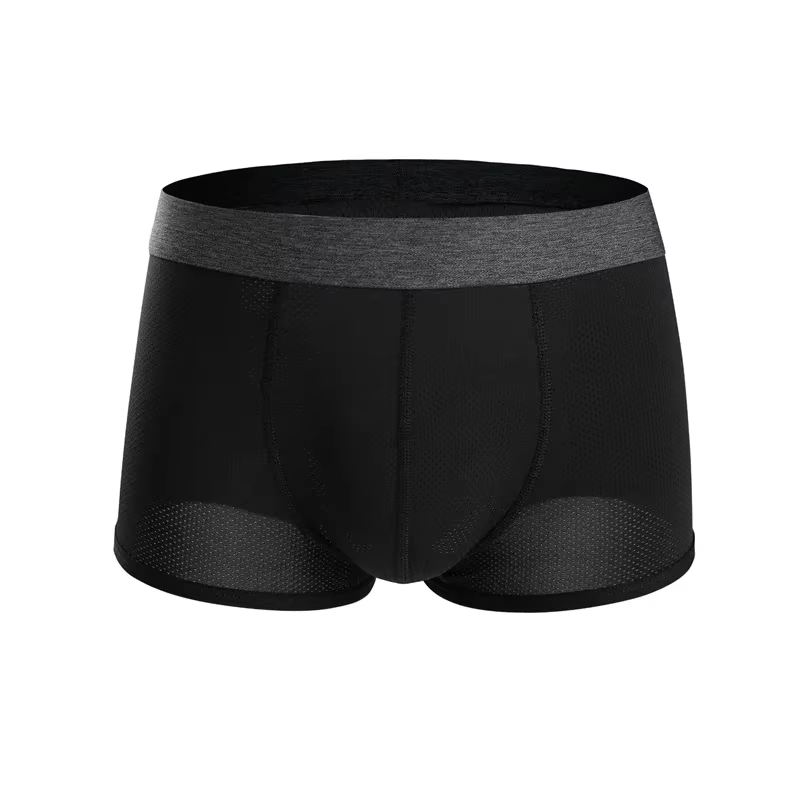 Sous-vêtements pour hommes boxeurs doux taille basse Slip caleçon respirant bas Cueca Boxer Hombre S