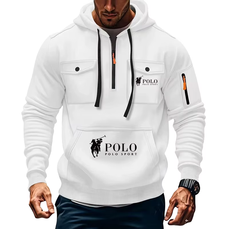 PLOL's nouveau sweat à capuche pour hommes automne/hiver 2025, vêtements de sport de rue en plein ai