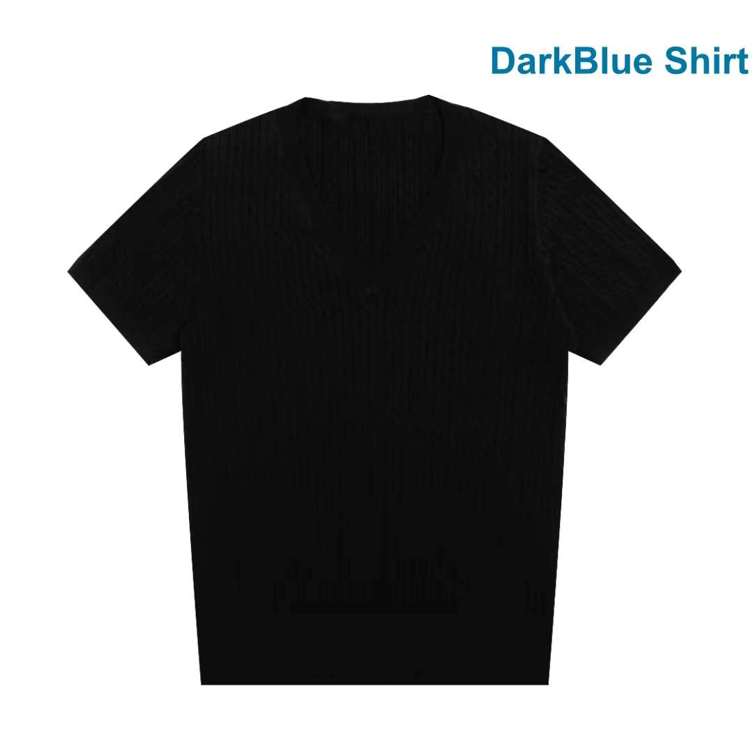 T-shirts et polos pour femmes, t-shirt de créateur pour femmes à col en V, design torsadé, col en V,