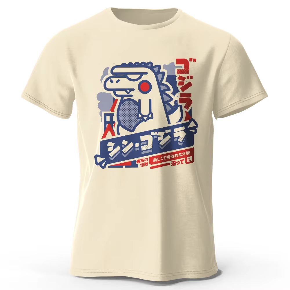 T-Shirt 100% coton imprimé Animal Harajuku Kawaii, T-Shirt léger à manches courtes et col rond, vête