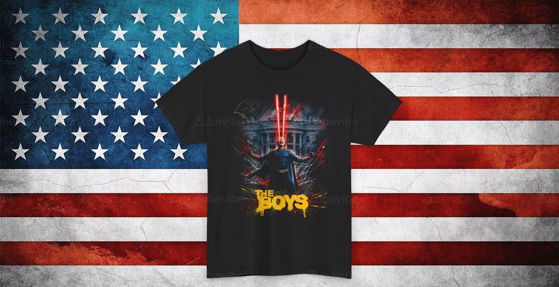 T-shirt vintage Homelander V1 The Boys, cadeau pour les fans de super-héros, été 2026, nouveau t-shi