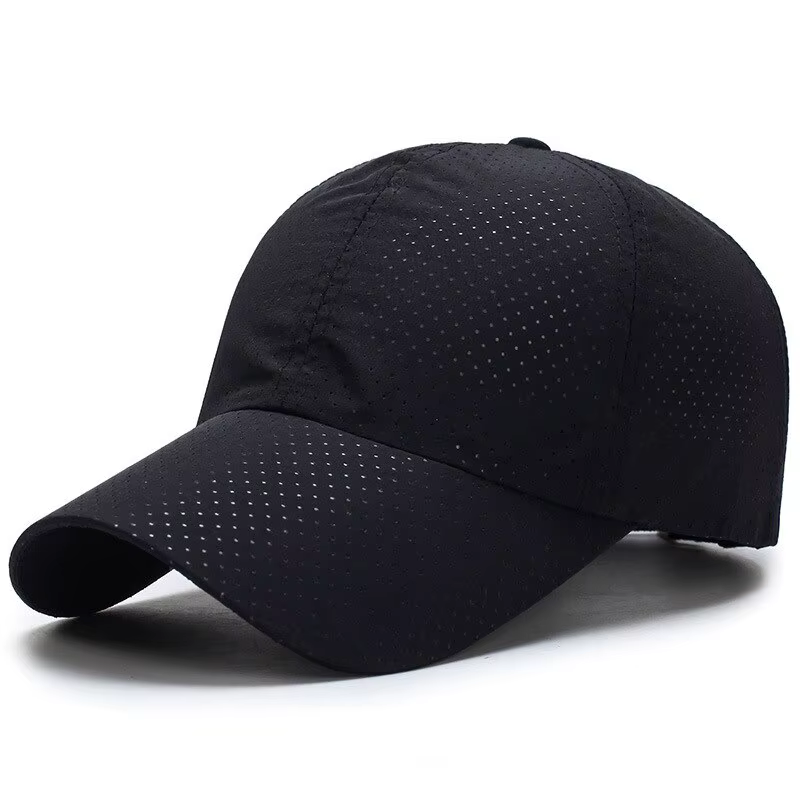 Casquette de baseball en maille respirante et réglable pour hommes et femmes, séchage rapide, légère
