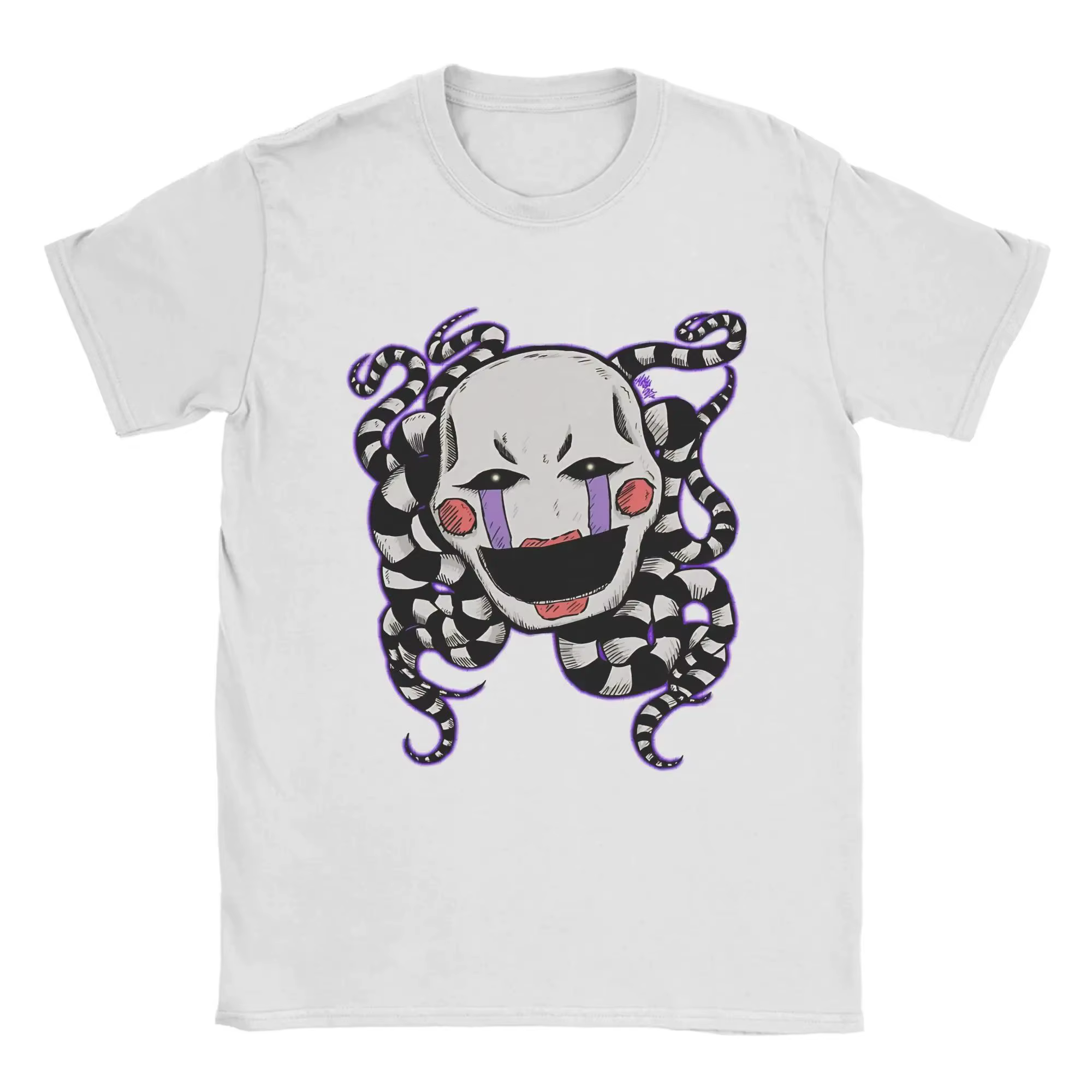FNAF At Freddys coton t-shirts Vintage Y2k t-shirts marionnette marionnette T-Shirt décontracté ampl