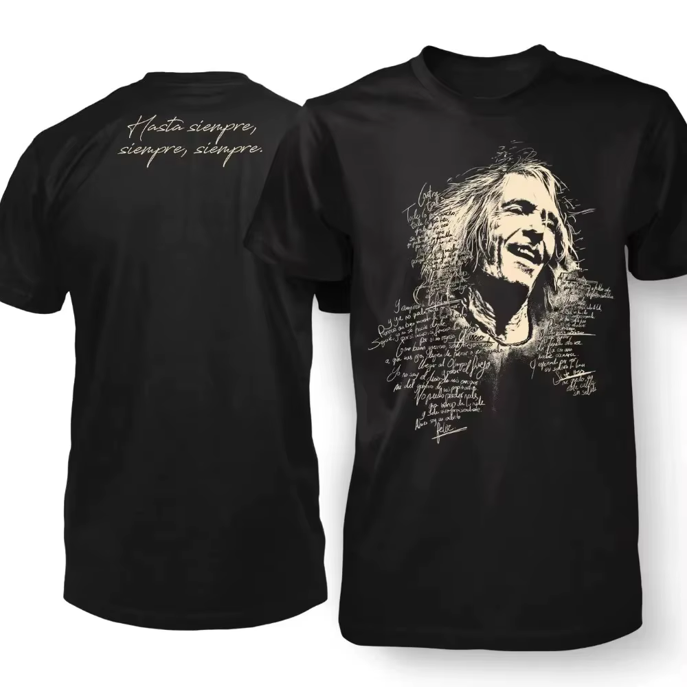 T-shirt unisexe en coton épais Heart on Fire Extremoduro Rock Band, grande taille, style Y2K, street