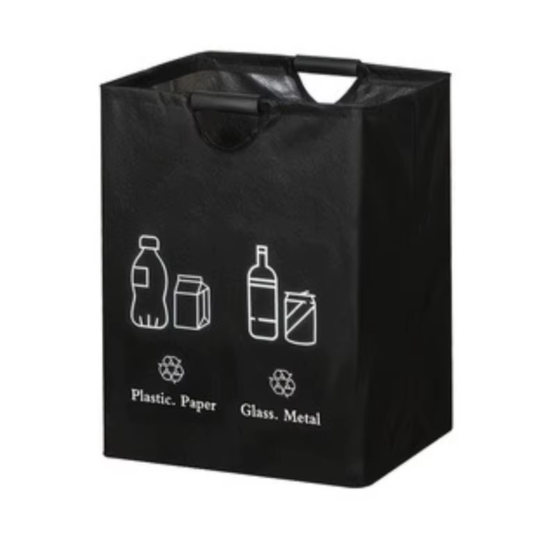 Poubelle de recyclage 82L, sac de rangement pliable, sac à linge, sac de rangement pour vêtements sa