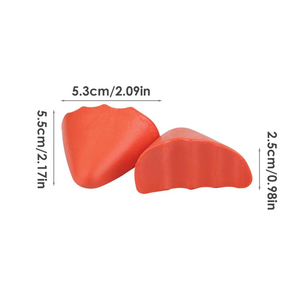 Remplisseurs d'orteils pour chaussures, 1 paire d'inserts d'orteils en mousse PU souple et épaisse, 