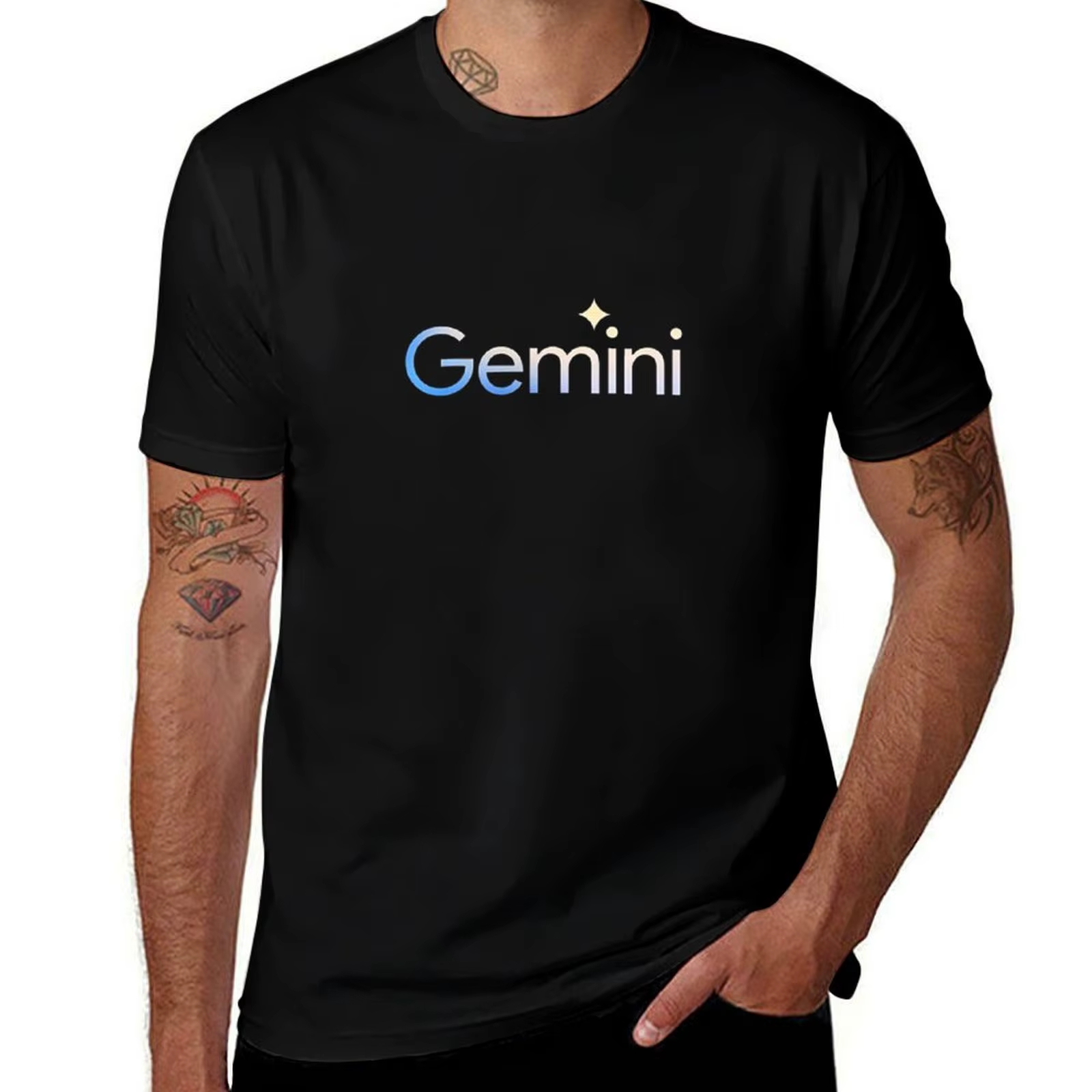 Gemini AI T-Shirt coton T-Shirt 100% coton t-shirts homme 100% T-Shirt