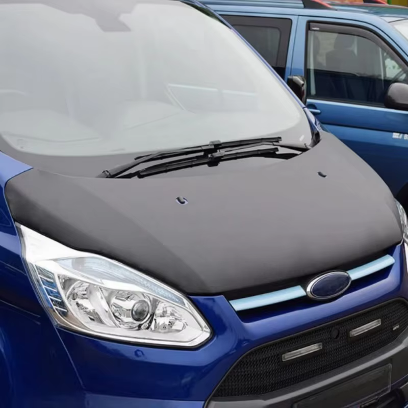 Housse de protection de capot de voiture en cuir PU, pour Ford Transit Custom 2012 – 2018, accessoir