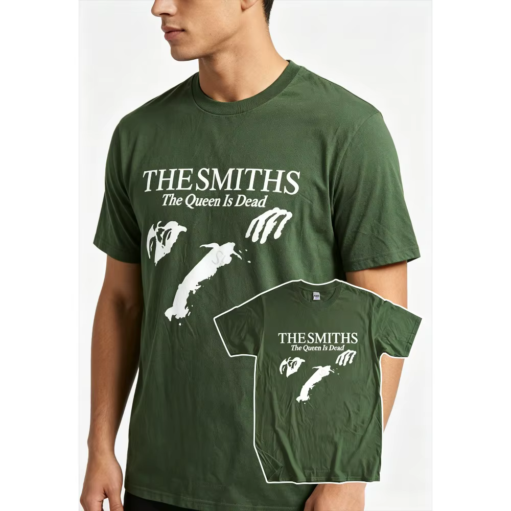 T-shirt The Smiths The Queen Is Dead, mode d'été, à manches courtes, décontracté, respirant, en coto