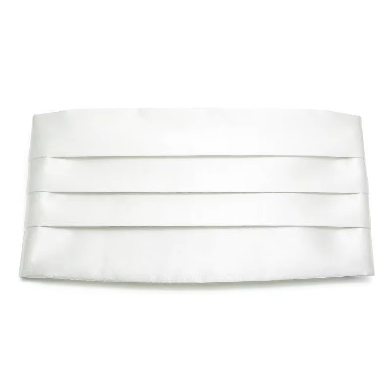 Cummerbunds-Costumes smokings élastiques en satin noir pour hommes, smokings Bellyband, mode messieu