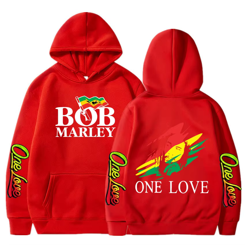 Rappeur Bob Marley sweats à capuche légende Reggae un amour sweats à capuche hommes femmes mode à ma