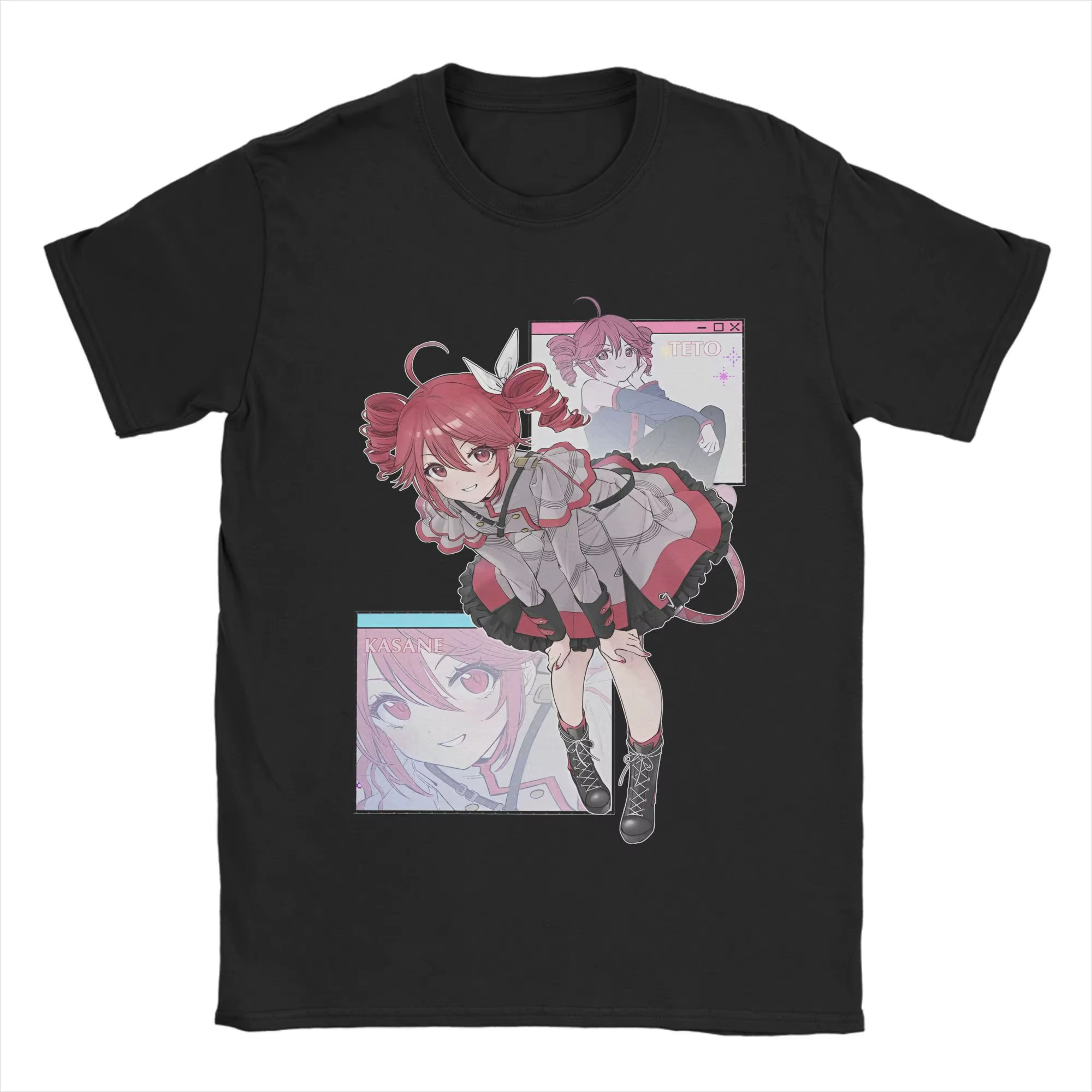 T-shirt surdimensionné plage Kasane Teto mode T-Shirts Hip Hop coton t-shirt pour hommes génial pas 