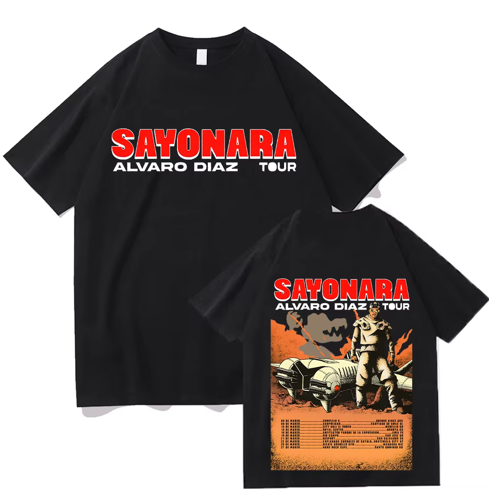 T-shirt Alvaro Diaz Sayonara Tour 2025, T-shirt Alvaro Diaz, Nouveau GérGift Tee-shirt Femme Homme U