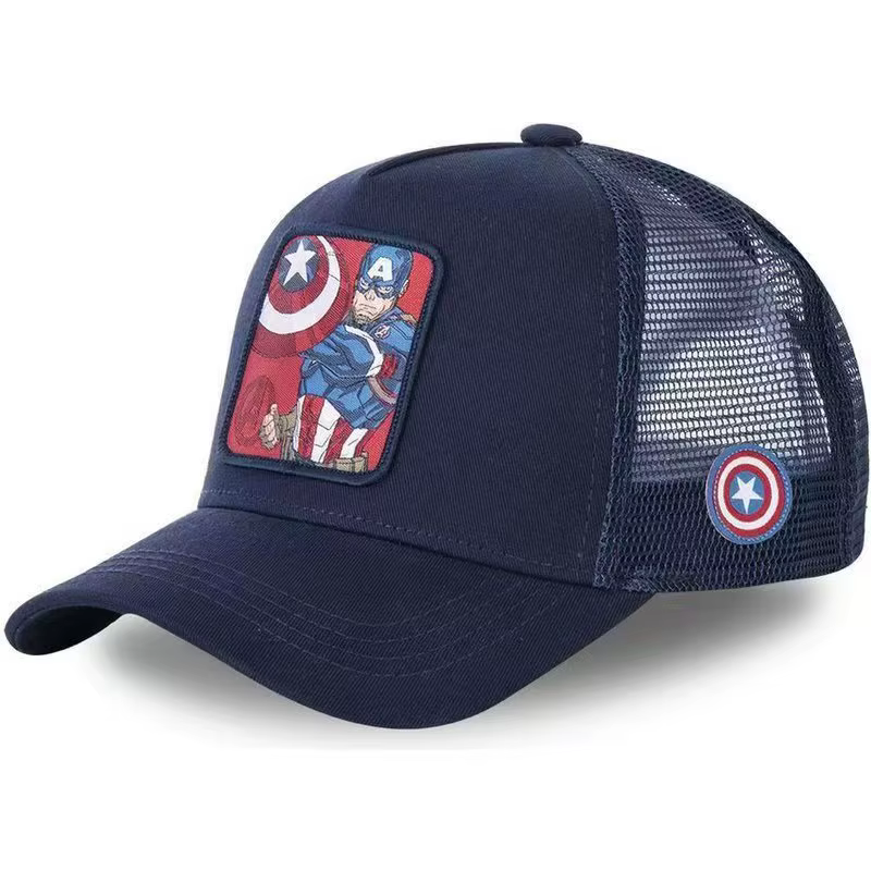 Casquette de baseball populaire Marvel Spider-Man, Iron Man, Hulk, casquette en maille sportive, cha