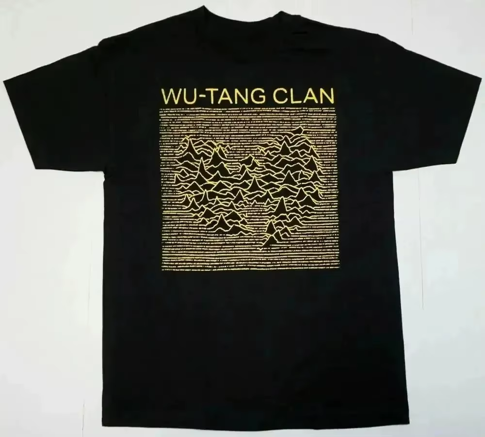 T-Shirt classique imprimé Wu-Tang Clan pour groupe de rap, unisexe, en coton doux, décontracté, styl