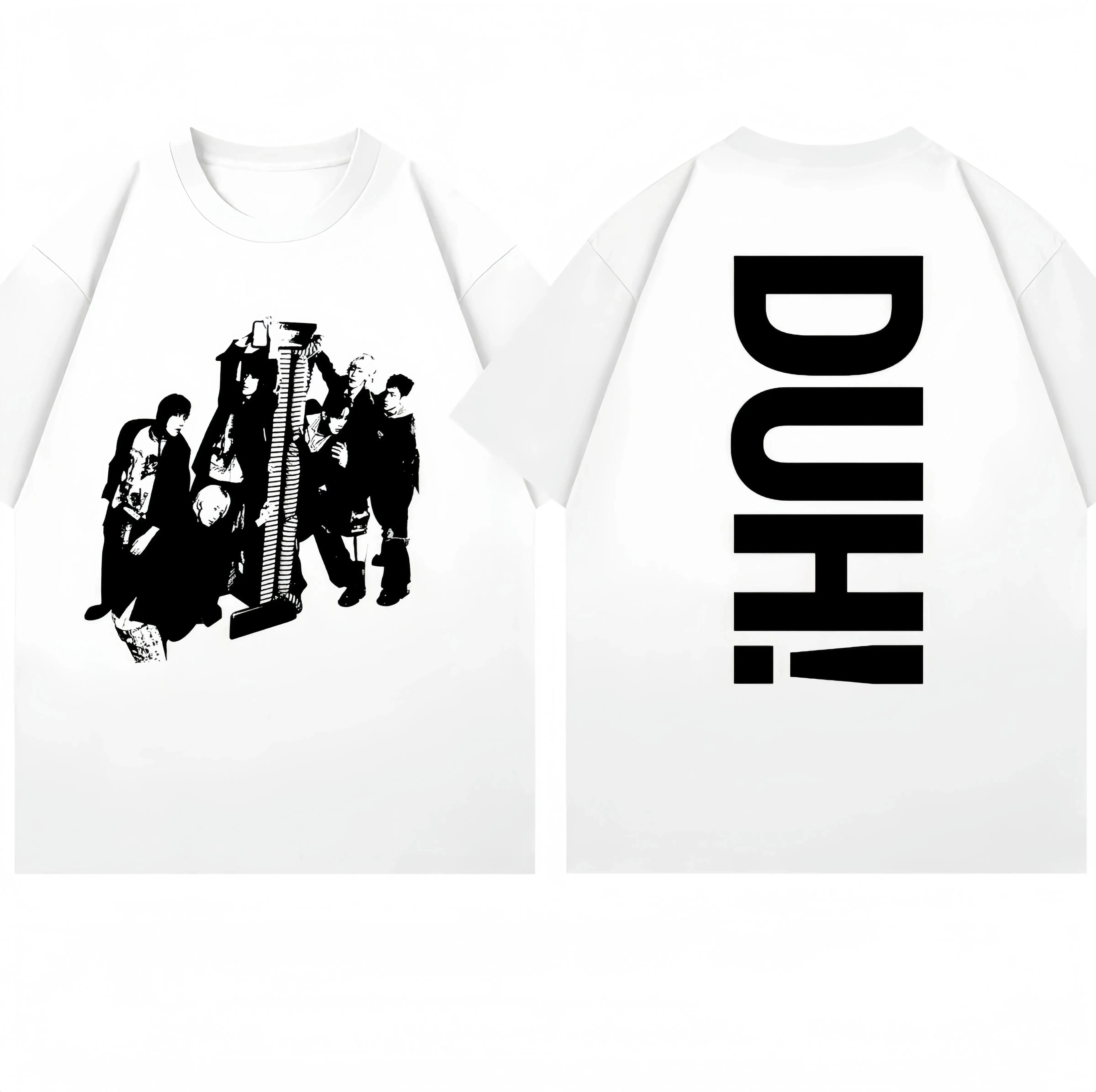 SuP1Harmonie DUH! Le T-shirt surdimensionné pour hommes et femmes du même style que ceux qui de la h