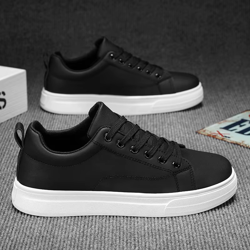 Chaussures de skate pour hommes baskets hautes respirant blanc chaussures de sport étudiants chaussu