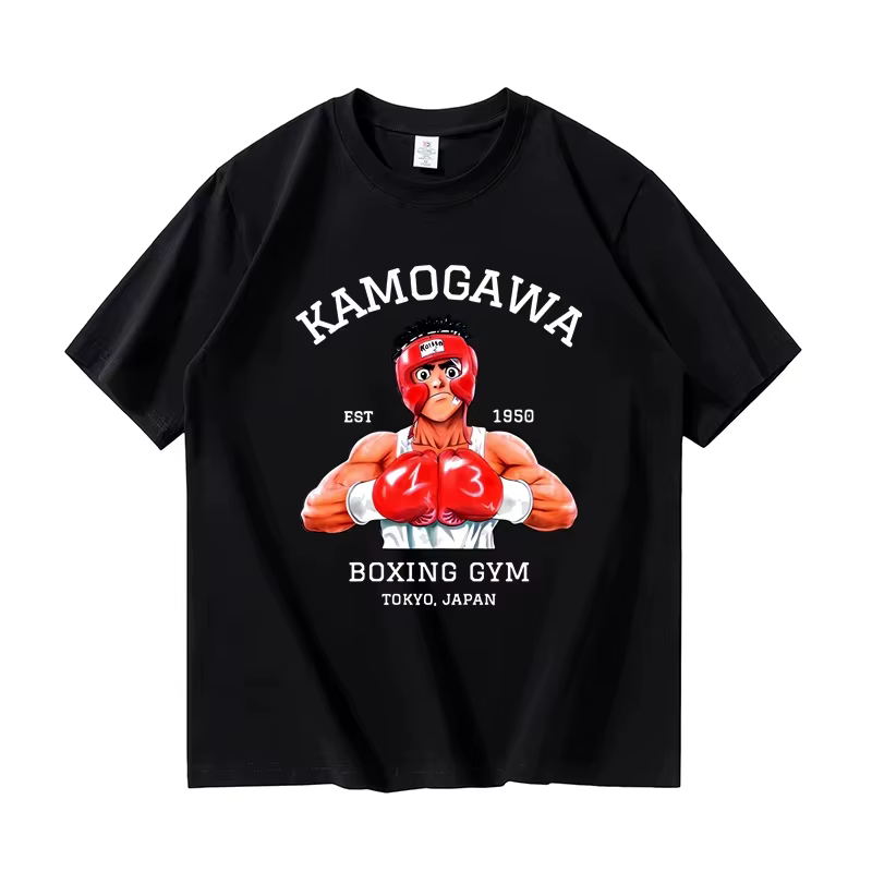 T-shirt en coton pour hommes et femmes, à manches courtes, imprimé, décontracté, style Harajuku, Str