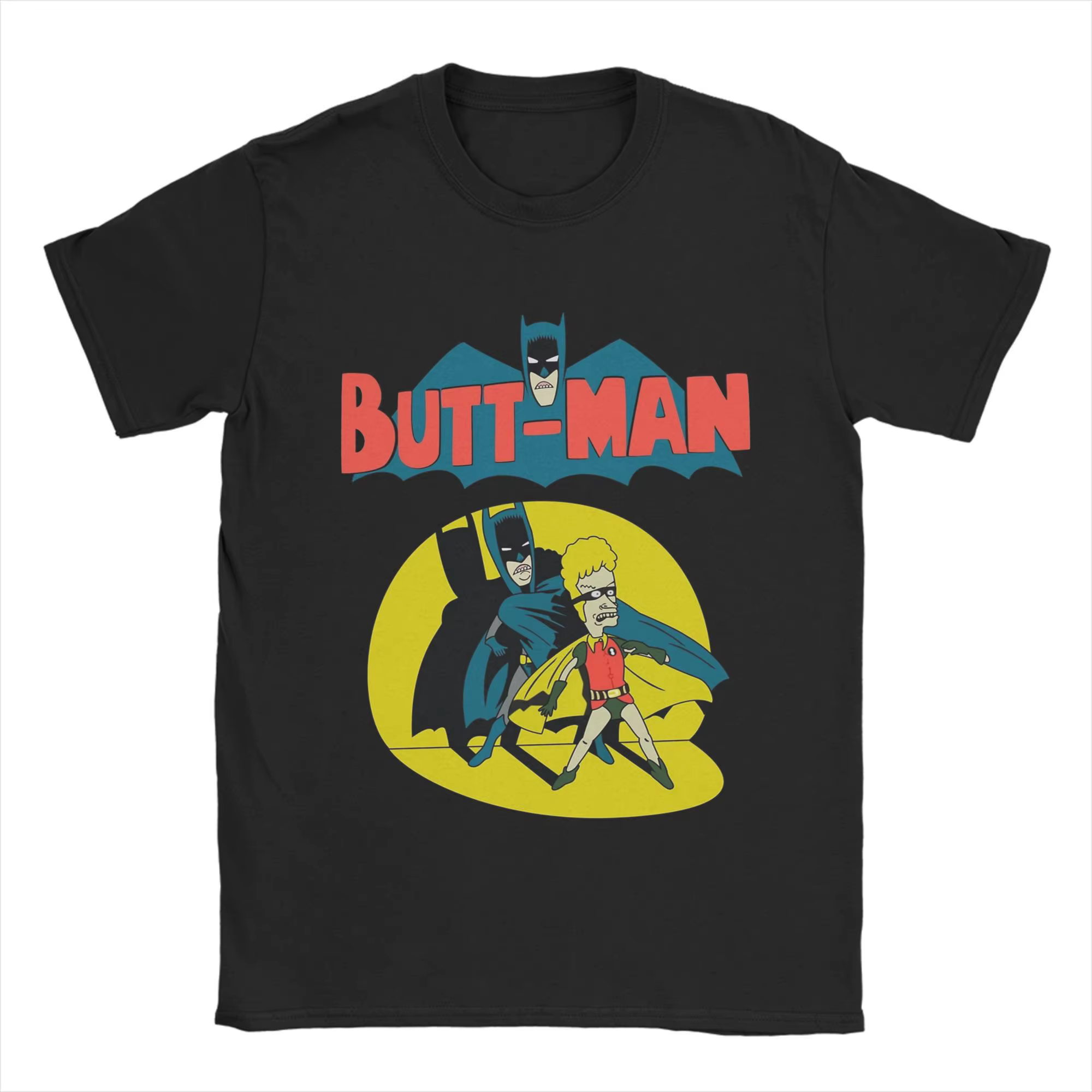 Vintage Beavis et Butt Head T-Shirt pour hommes col rond pur coton t-shirts à manches courtes t-shir