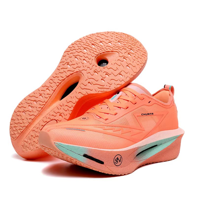 Chaussures de course 2026 avec plaque carbone, spécialité marathon, pour hommes et femmes, respirant