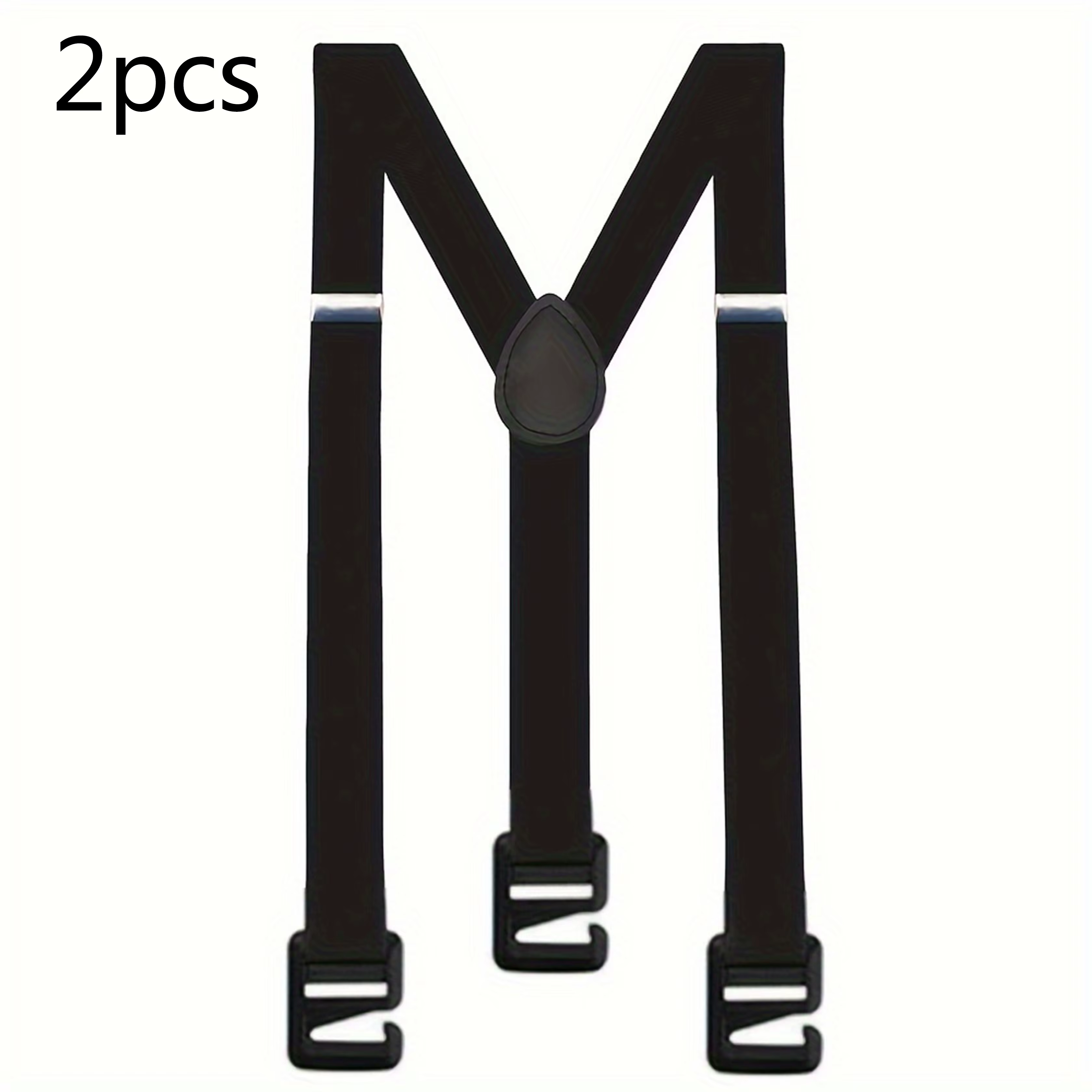 2 pièces bretelles invisibles pour hommes, bretelles d'extérieur, ceinture de sous-vêtements, porte-