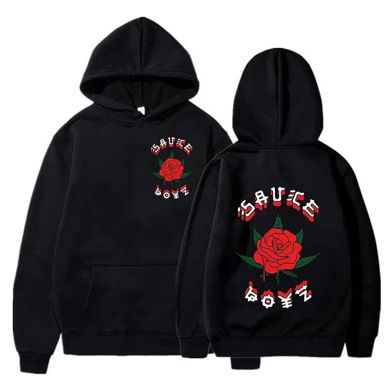 Rappeur Eladio Carrion sweat à capuche imprimé Hikikomori motif sweat à capuche survêtement pour hom