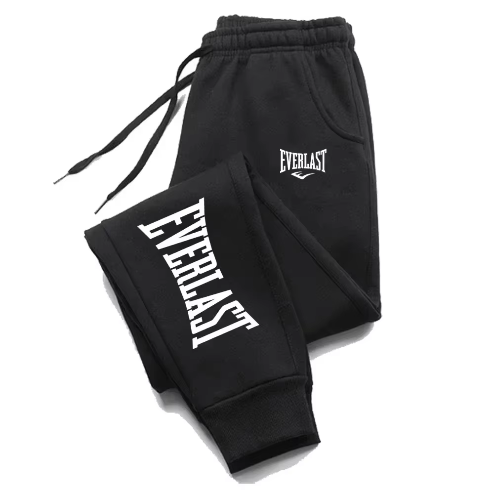 EVERLAST Pantalon de jogging unisexe en molleton, style streetwear, coupe oversize, pour le sport, c
